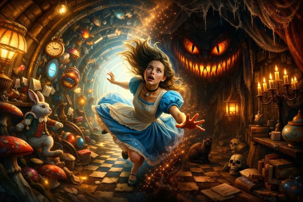 Alice nel paese delle Meraviglie modalità classic o horror